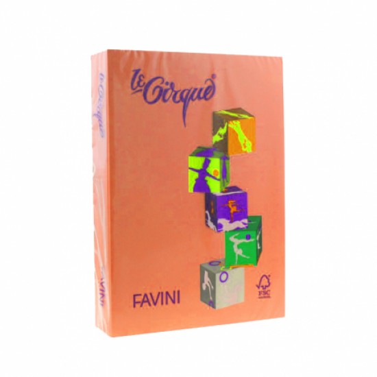 Hartie colorata A4, 80g/mp 500 de coli-Favini 205, portocaliu Hartie colorata A4, 80g/mp 500 de coli-Favini 205, portocaliu