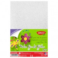 Hartie gumata aa glitter 20x30cm 10coli Daco hg420w Hartie gumata aa glitter 20x30cm 10coli Daco hg420w