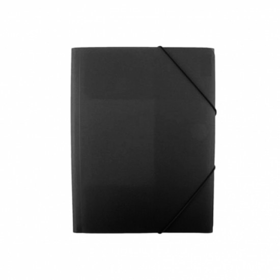 Mapa plastic cu elastic factis neagra Mapa plastic cu elastic factis neagra