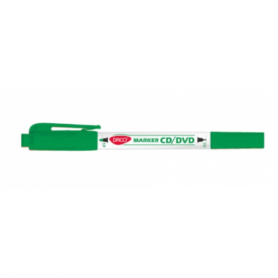Marker cd/dvd doua capete daco verde mk301 Marker cd/dvd doua capete daco verde mk301