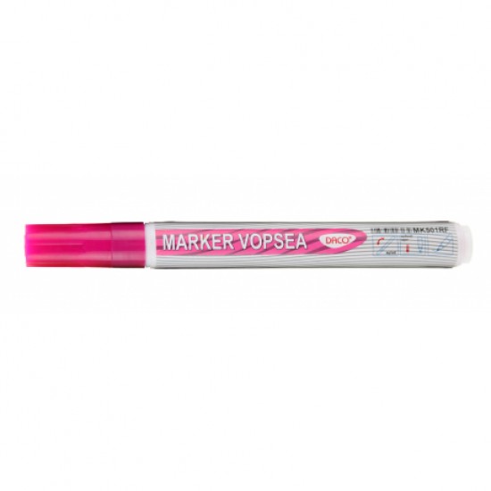Marker vopsea daco roz fluo mk501rf