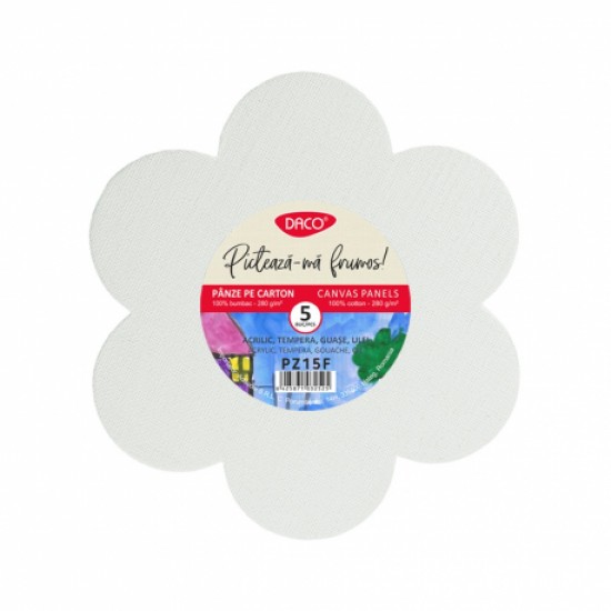 Panza pictura pe carton set 5 floare pz15f Panza pictura pe carton set 5 floare pz15f