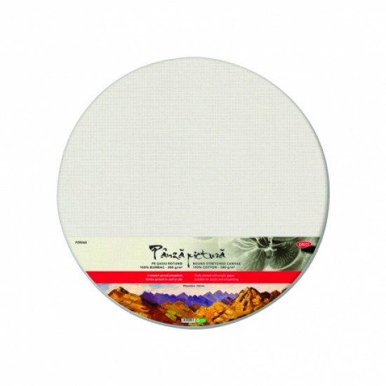 Panza pictura pe sasiu rotund 60cm daco pzr060 Panza pictura pe sasiu rotund 60cm daco pzr060
