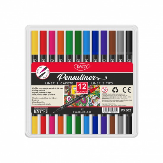 Pix daco pensuliner set 12 daco px502 Pix daco pensuliner set 12 daco px502
