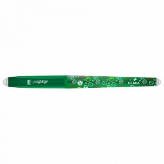 Pix ecada cu gel cu radiera disparel 3 verde Pix ecada cu gel cu radiera disparel 3 verde
