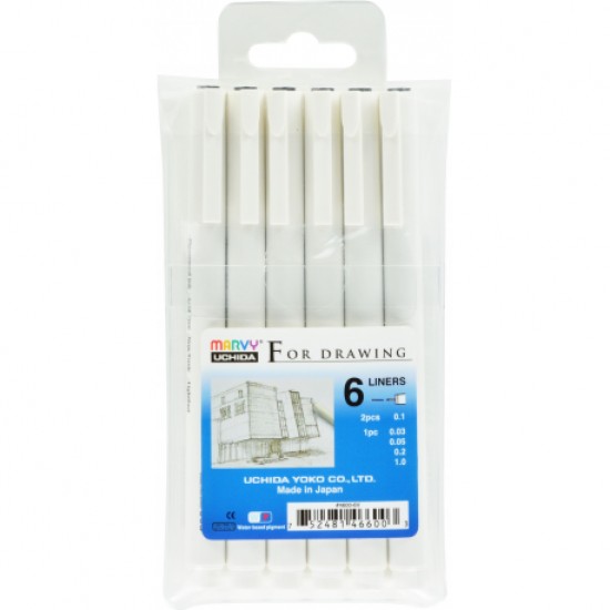 Pix liner grafic set 6 marvy Pix liner grafic set 6 marvy