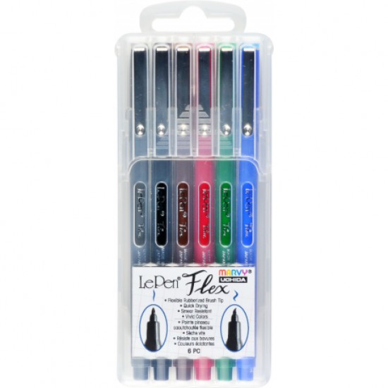 Pix liner set 6 le pen flex marvy Pix liner set 6 le pen flex marvy