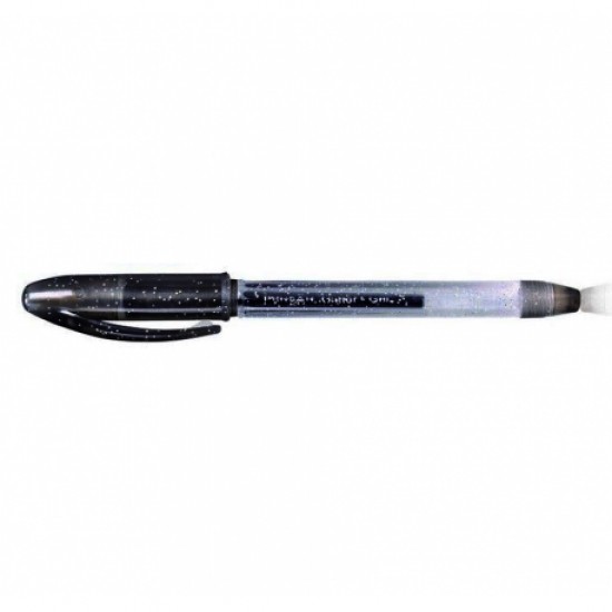 Pix pensan gel glitter negru Pix pensan gel glitter negru