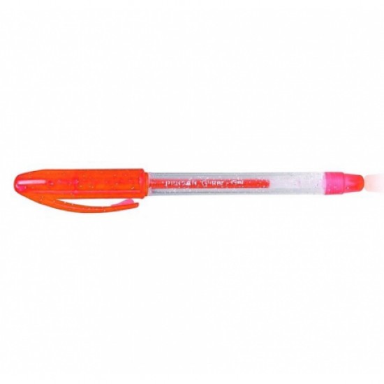 Pix pensan gel glitter portocaliu Pix pensan gel glitter portocaliu