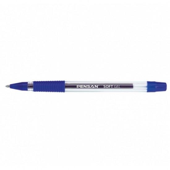 Pix pensan soft gel fine 0.5mm albastru Pix pensan soft gel fine 0.5mm albastru