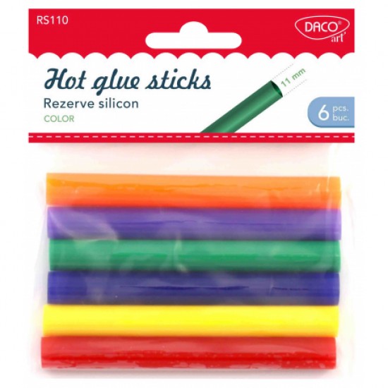 Rezerve din silicon colorant, 6 culori, rs110 daco Rezerve din silicon colorant, 6 culori, rs110 daco