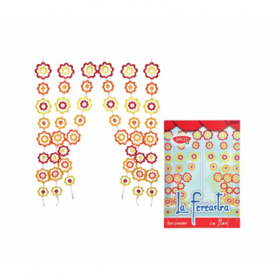 Set creativ - sc007 decor geam flori Set creativ - sc007 decor geam flori