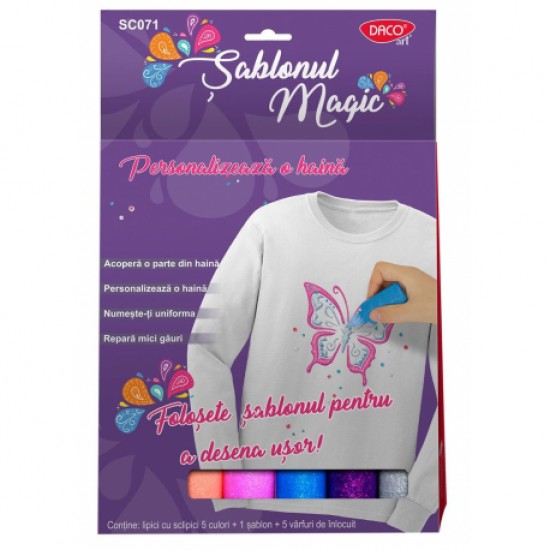 Set creativ - sc071 sablonul magic daco Set creativ - sc071 sablonul magic daco