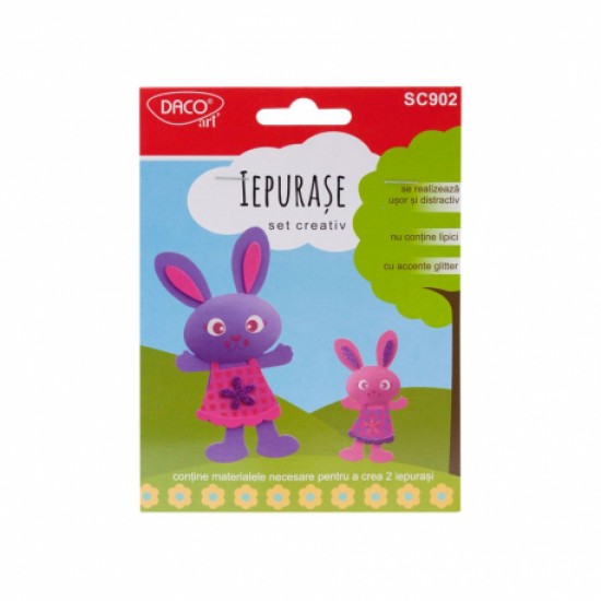 Set creativ - sc902 iepurase daco Set creativ - sc902 iepurase daco
