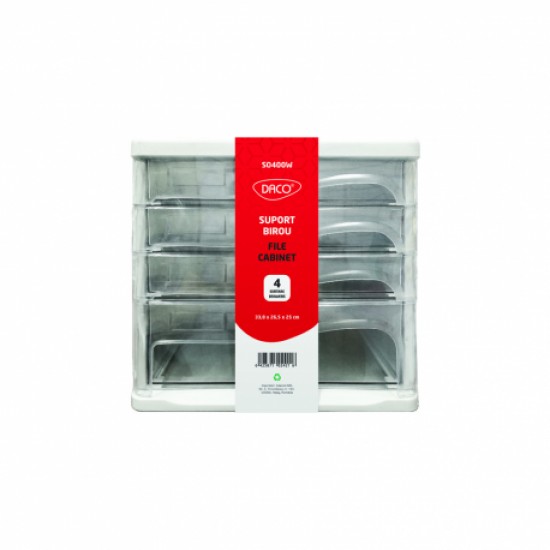 Suport birou 4 sertare daco so400w Suport birou 4 sertare daco so400w