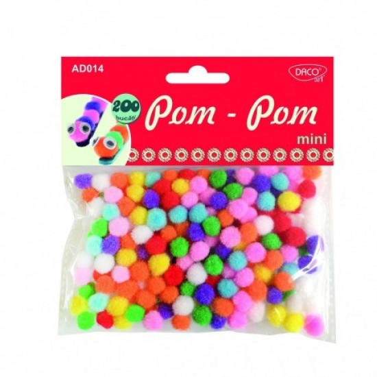 Accesorii craft - ad014 pom pom mini Accesorii craft - ad014 pom pom mini