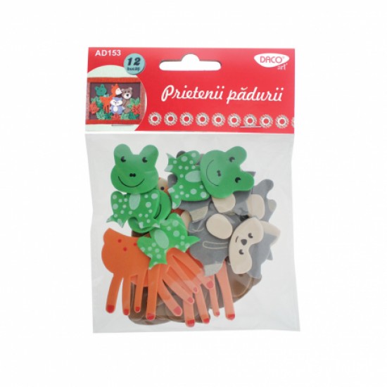 Accesorii craft - ad153 prietenii padurii spuma daco Accesorii craft - ad153 prietenii padurii spuma daco