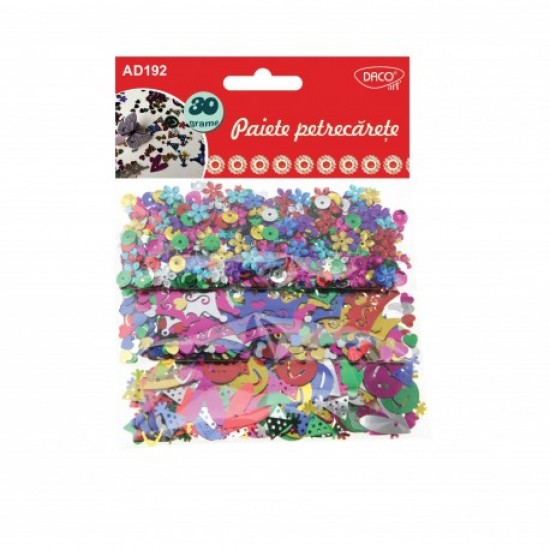 Accesorii craft - ad192 paiete petrecarete daco Accesorii craft - ad192 paiete petrecarete daco