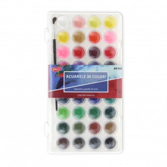 Acuarele 36 culori daco ar360 Acuarele 36 culori daco ar360