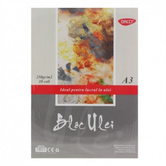 Bloc a3 ulei 250gr  10 file daco bd325