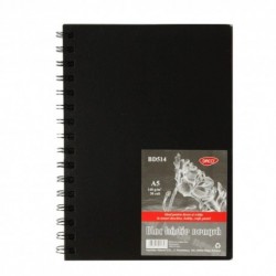 Bloc a5 hartie neagra 140g 30 file daco bd514 Bloc a5 hartie neagra 140g 30 file daco bd514