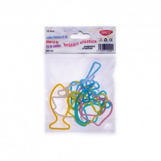 Bratari elastice 12buc/set be122 religioase Bratari elastice 12buc/set be122 religioase
