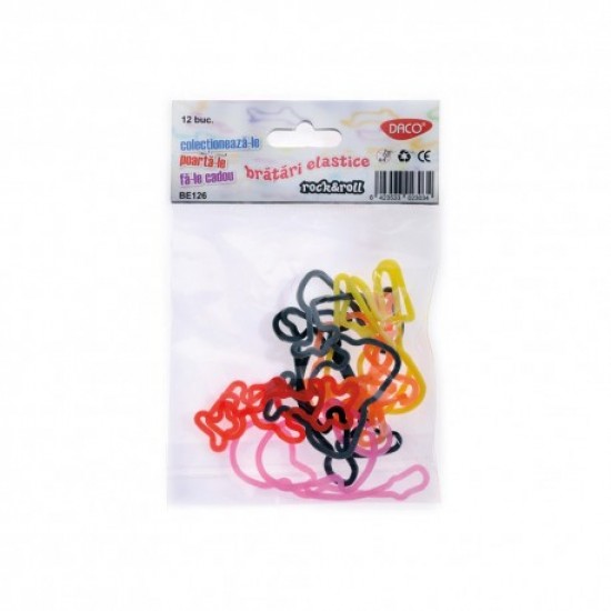 Bratari elastice 12buc/set be126 rock Bratari elastice 12buc/set be126 rock