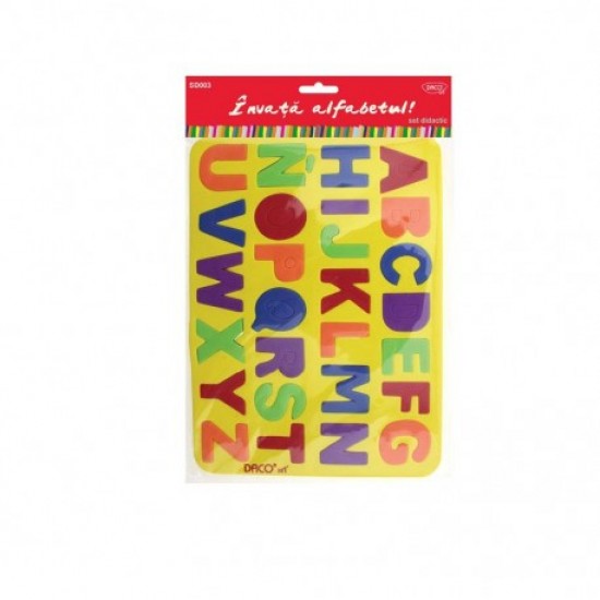 Set didactic - sd003 invata alfabetul daco Set didactic - sd003 invata alfabetul daco