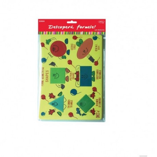 Set didactic - sd004 descopera formele daco Set didactic - sd004 descopera formele daco