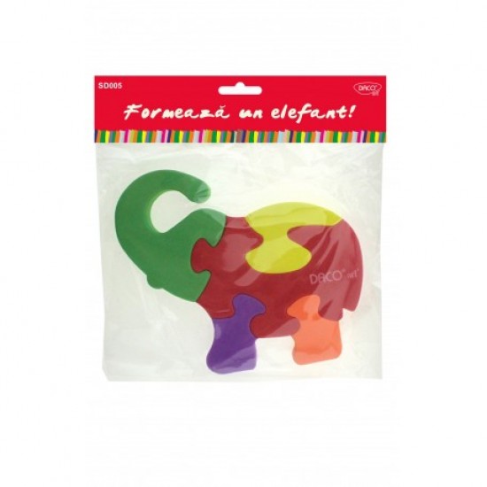 Set didactic - sd005 formeaza un elefant daco Set didactic - sd005 formeaza un elefant daco