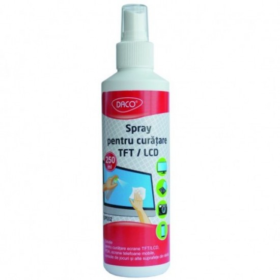 Spray curatare ecrane tft/lcd 250 ml daco sp002