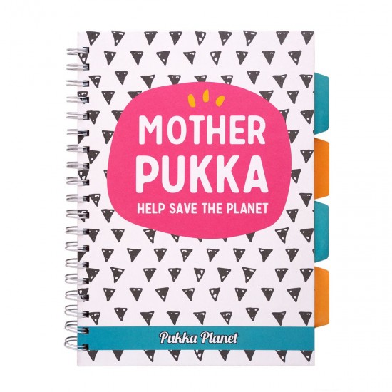 Caiet cu spirala si separatoare, Pukka Pad Project Book Planet "There are Two", 200 pag, dictando, B5 9702(TT)-SPP