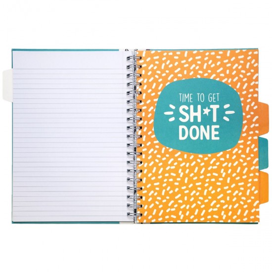 Caiet cu spirala si separatoare, Pukka Pad Project Book Planet "There are Two", 200 pag, dictando, B5 9702(TT)-SPP