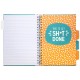 Caiet cu spirala si separatoare, Pukka Pad Project Book Planet "There are Two", 200 pag, dictando, B5 9702(TT)-SPP