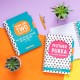 Caiet cu spirala si separatoare, Pukka Pad Project Book Planet "There are Two", 200 pag, dictando, B5 9702(TT)-SPP
