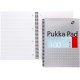 Caiet cu spirala dubla Pukka Pad Metalic Editor A4+ 100 pagini, coperti tari EM003