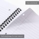 Caiet cu spirala dubla Pukka Pad Metalic Editor A4+ 100 pagini, coperti tari EM003