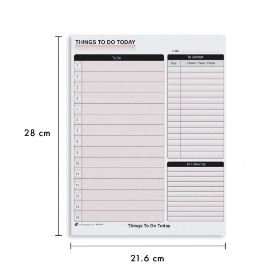 Planificator zilnic, nedatat, 50 pagini, dimensiune 28 cm X 22 cm MU8171 Planificator zilnic, nedatat, 50 pagini, dimensiune 28 cm X 22 cm MU8171