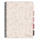 Caiet cu spirala si separatoare, STRIGO PADS Project Book Floral A4, Matematica, PADS042