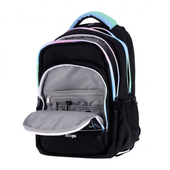 Ghiozdan Strigo Misty+ Black Cats PL005, 24L, 39X27X18cm
