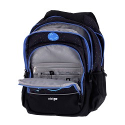 Ghiozdan Strigo Misty+ Black Cosmos PL006, 24L, 39X27X18cm Ghiozdan Strigo Misty+ Black Cosmos PL006, 24L, 39X27X18cm