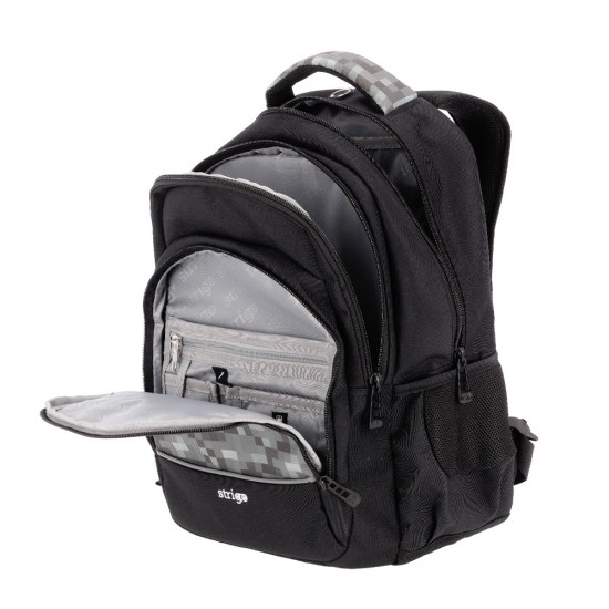 Ghiozdan Strigo Misty+ Minecraft PL011, 24L, 39X27X18cm