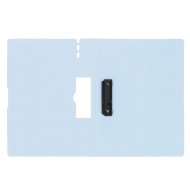 Clipboard Strigo vertical A4 cu clip metalic lateral, suport stilou, albastru deschis SF055 Clipboard Strigo vertical A4 cu clip metalic lateral, suport stilou, albastru deschis SF055
