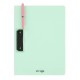 Clipboard Strigo vertical A4 cu clip metalic lateral, suport stilou, menta SF057 Clipboard Strigo vertical A4 cu clip metalic lateral, suport stilou, menta SF057