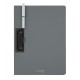 Clipboard Strigo vertical A4 cu clip metalic lateral, suport stilou, gri SF059 Clipboard Strigo vertical A4 cu clip metalic lateral, suport stilou, gri SF059