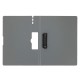 Clipboard Strigo vertical A4 cu clip metalic lateral, suport stilou, gri SF059 Clipboard Strigo vertical A4 cu clip metalic lateral, suport stilou, gri SF059