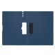 Clipboard Strigo vertical A4 cu clip metalic lateral, suport stilou, albastru marin SF060