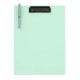 Clipboard Strigo vertical A4, suport stilou, menta SF063