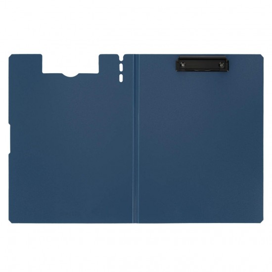 Clipboard Strigo vertical A4, suport stilou, albastru marin SF066