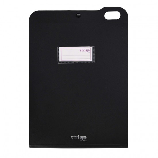 Organizator Strigo, PP, A4, vertical, 5 separatoare, inchidere capsa, negru SF071 Organizator Strigo, PP, A4, vertical, 5 separatoare, inchidere capsa, negru SF071